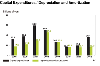 Capital Expenditures / Depreciation and Amortization