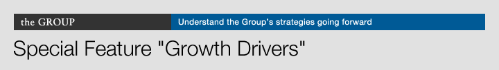 the GROUP Understand the Group's strategies going forward Special Feature "Growth Drivers"