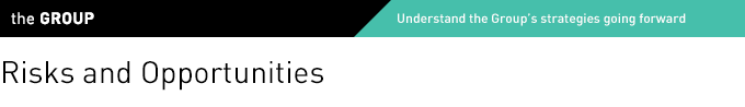 the GROUP Understand the Group's strategies going forward Risks and Opportunities