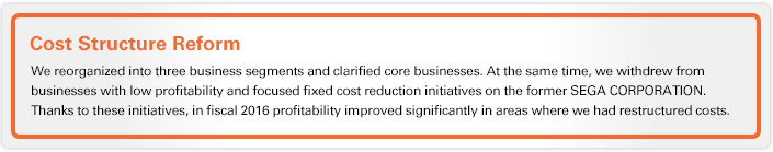 Cost Structure Reform