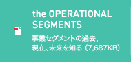 the OPERATIONAL SEGMENTS 事業セグメントの過去、現在、未来を知る（7,687KB）